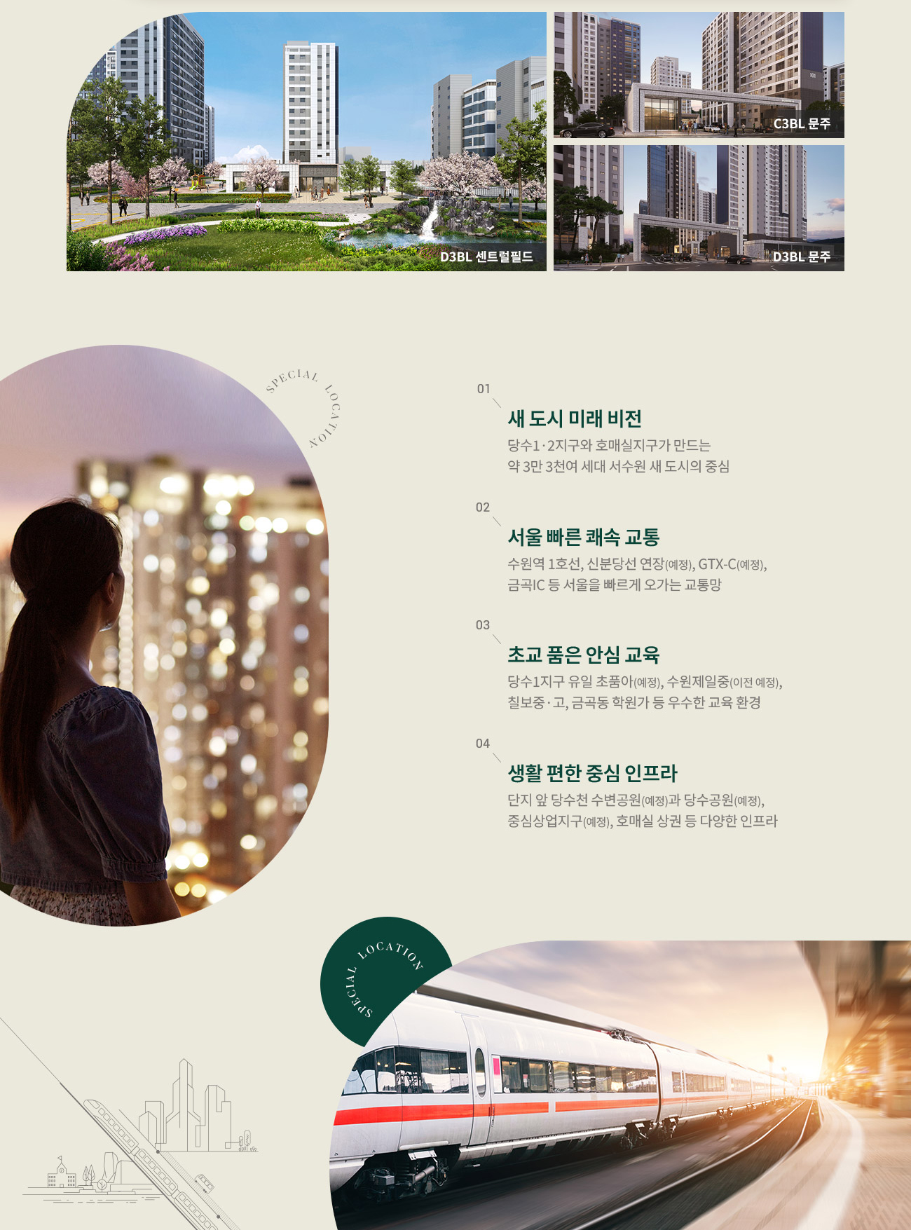 엘리프 한신더휴 수원 입지조건